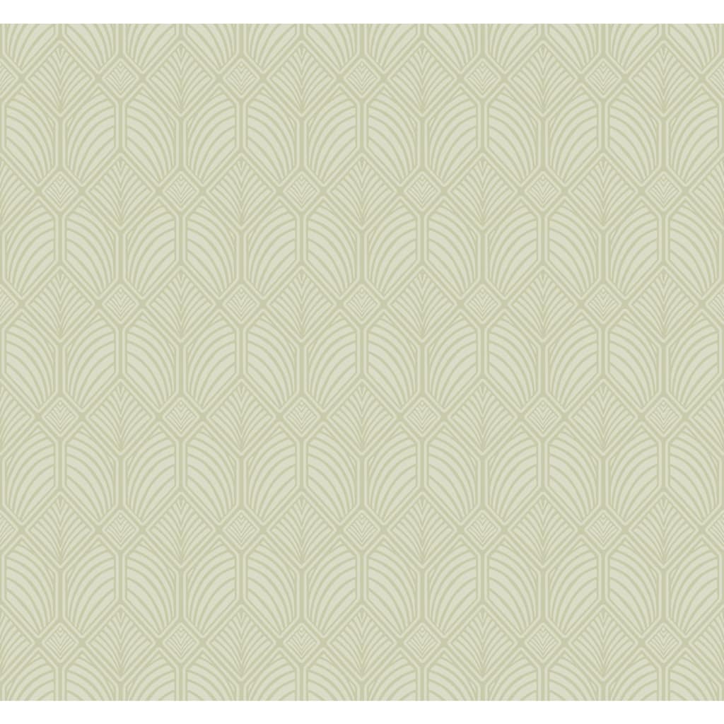 Ronald Redding Craftsman Green Wallpaper