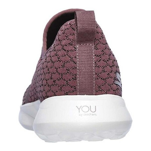 skechers mauve you serene slip trainers