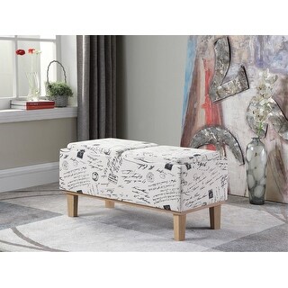Seat Flip Storage Bench with Pattern - Bed Bath & Beyond - 38245209