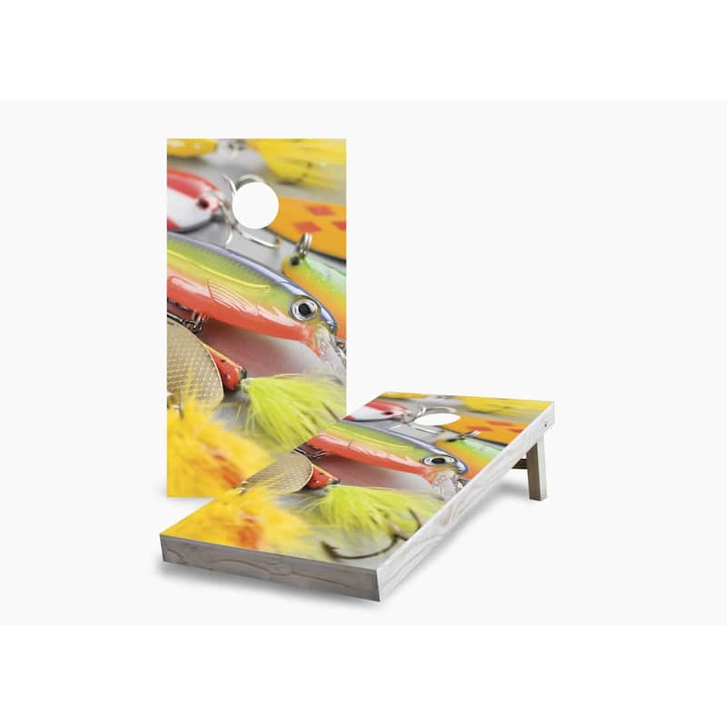 Bait Cornhole Game (Choose Wraps or Boards) - 2x4 Boards (24" x 48") - Include ALL Accessories