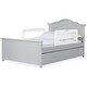 preview thumbnail 13 of 18, Dream On Me Lilibet Mesh Safety Bed Rail in Blue for Twin