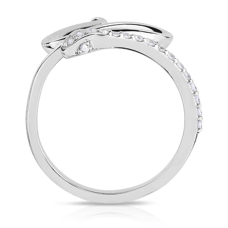 1/5 Cttw Natural Diamond 10KT White Gold Ring