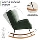 preview thumbnail 18 of 54, HOMYKA 25.2” Wide Rocking Chair with Button Accents for Nurseries