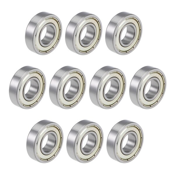 R8ZZ Deep Groove Ball Bearings Z2 1/2 x 1-1/8 x 5/16inch Double Shielded 10pcs