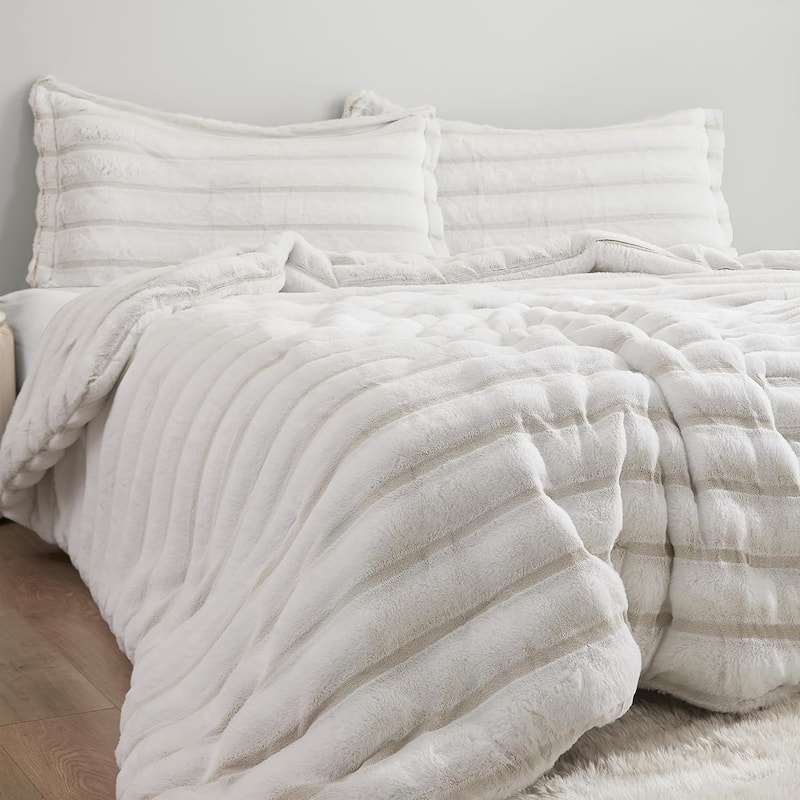 Jelly Rolls Chunky Bunny - Coma Inducer® Oversized Comforter Set - Powder Caramel