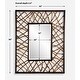 preview thumbnail 5 of 3, Uttermost Teak Maze Rectangle Mirror - 56"H x 44"W x 2.5"D
