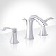 preview thumbnail 4 of 17, Miseno Bella Widespread Bathroom Faucet - Includes Brass Pop-Up Drain