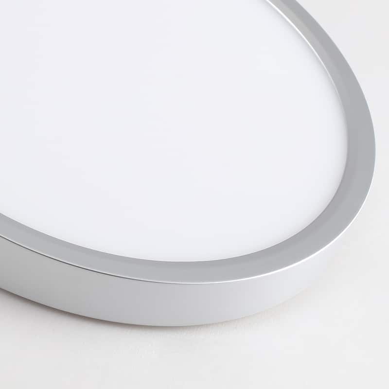 Modern 9.06-inch Round LED Flush Mount Ceiling Lighting for Hallway Bedroom
