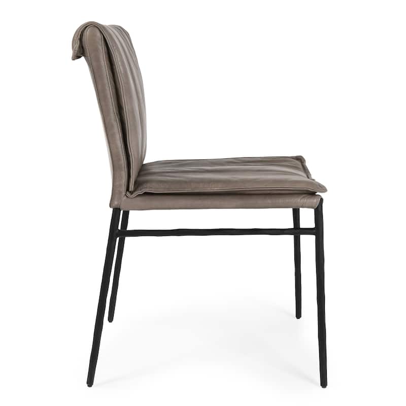 Classic Home Tuscan Genuine Leather Dining Chair (Set of 2)