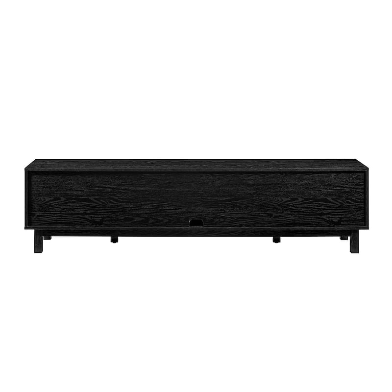 Middlebrook Designs Scandi Faux Rattan-Door TV Stand