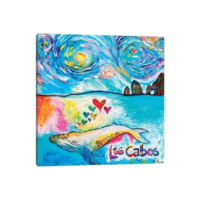 iCanvas "Los Cabos Whale" by Ivan Guaderrama Canvas Print