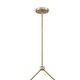 preview thumbnail 6 of 7, Xavier 2 Light Vibrant Gold Chandelier - 42"W x 15"H