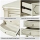 preview thumbnail 25 of 27, HULALA HOME Alois Traditional 3-Drawer End Table with Built-in Charging Station and Solid Wood Spindle Legs Set of 2