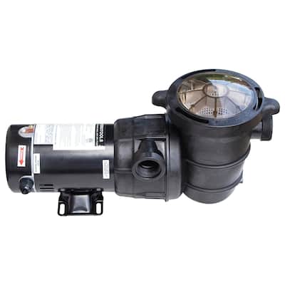 Swimline HydroTools Hydro Flo 1.5 HP 5820 GPH 2 Speed Horizontal Discharge Pump - 25