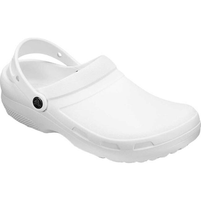 White work crocs clearance