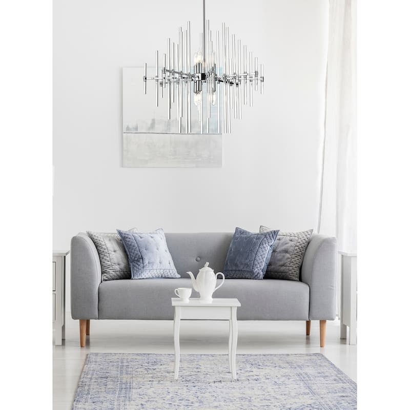 Samuel 27 inch Crystal Rod Pendant - N/A