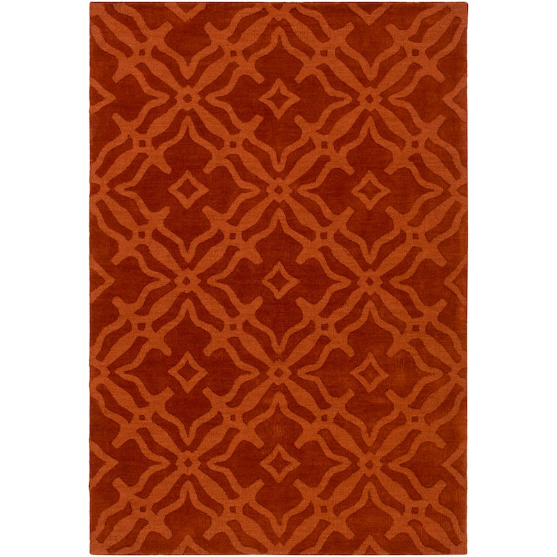 Copper Grove Santa Fe Hand-loomed Wool Rug
