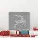 preview thumbnail 10 of 8, Reindeer II-Premium Gallery Wrapped Canvas - Ready to Hang - Multi-Color