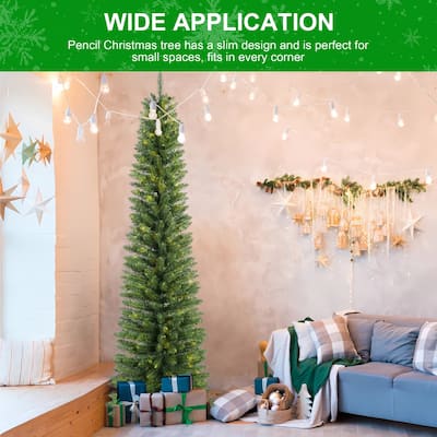 Modern PVC Green Pencil Tree - N/A