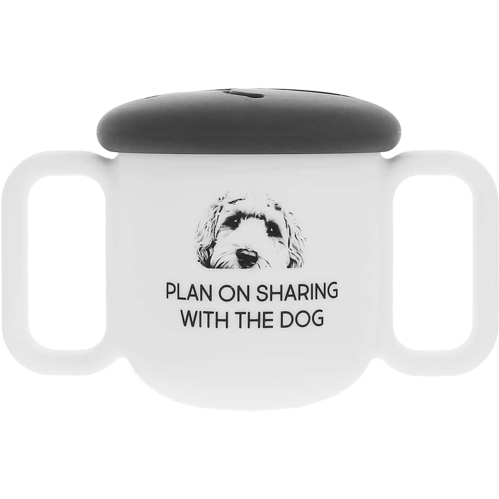 Pavilion Sharing with the Dog Silicone Snack Bowl