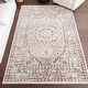 preview thumbnail 1 of 6, Nuloom Devika Vintage Traditional Medallion Area Rug 10' x 13' - Light Grey - Rectangle