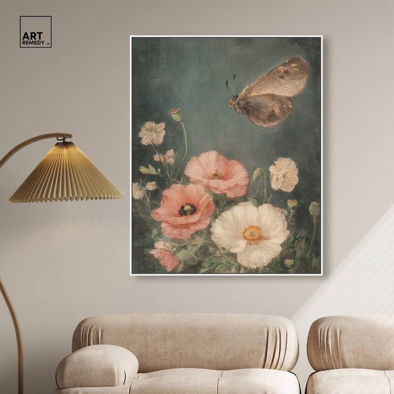 Shadowed Flutter II Canvas by Art Remedy