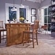 preview thumbnail 1 of 5, Homestyles Americana Cottage Oak 3-Piece Kitchen Island Set With Seating - Oak - Wood
