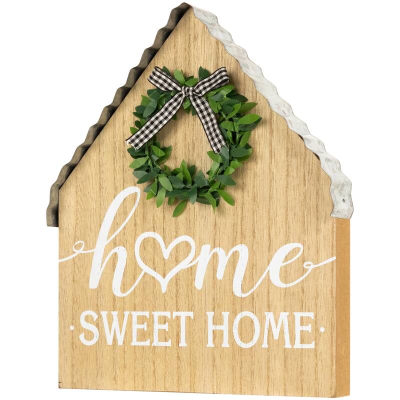9.75" Home Sweet Home House Tabletop Decoration