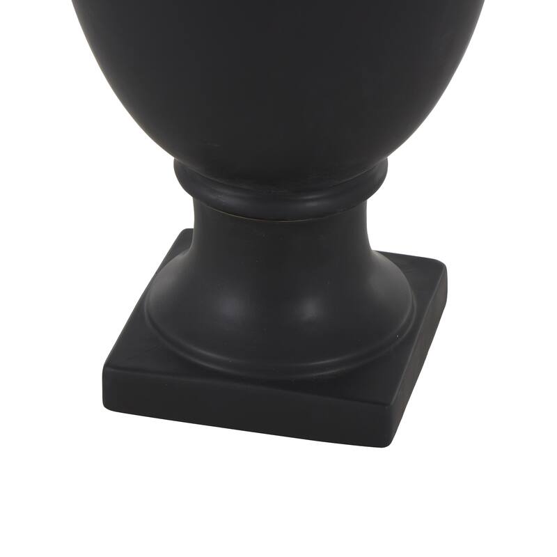 Ceramic Sleek Amphora Vase with Handles - Black or White - Roche River Decor