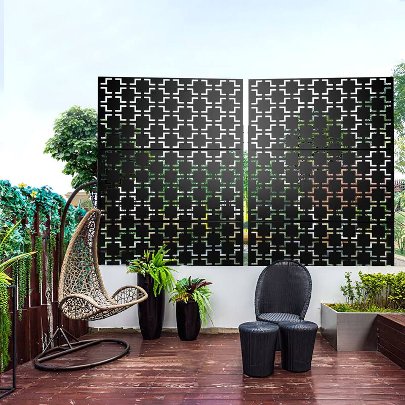 Privacy Screen Panel Free Standing Square