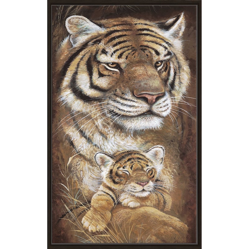 "Maternal Instinct" by Ruane Manning Print on Floating Canvas