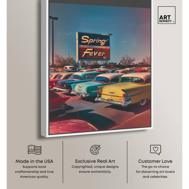 Spring Drive By Canvas by Art Remedy