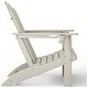 preview thumbnail 130 of 156, Aderson Outdoor Poly Adirondack Chair With Ottoman And Side Table 12-Piece Set