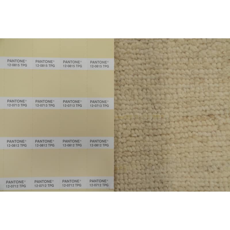 Hand Knotted Modern Wool Multi-Colored Abstract Area Rug - 8' 6'' X 6' 1''