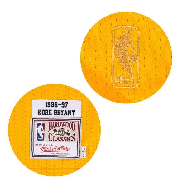Shop Kobe Bryant Authentic Mitchell Ness 1996 97 Los Angeles Lakers X Large Jersey Overstock 14551635