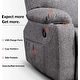 preview thumbnail 16 of 59, Mcombo Electric Power Lift Recliner Fabric Chair with Massage Heat