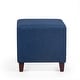 preview thumbnail 31 of 53, Adeco Simple British Style Passionate Cube Ottoman Footstool