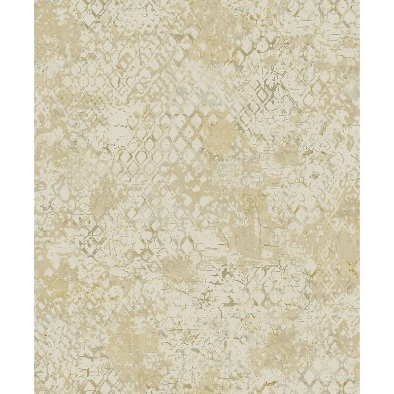 A-Street Prints Zilarra Taupe Abstract Snakeskin Wallpaper