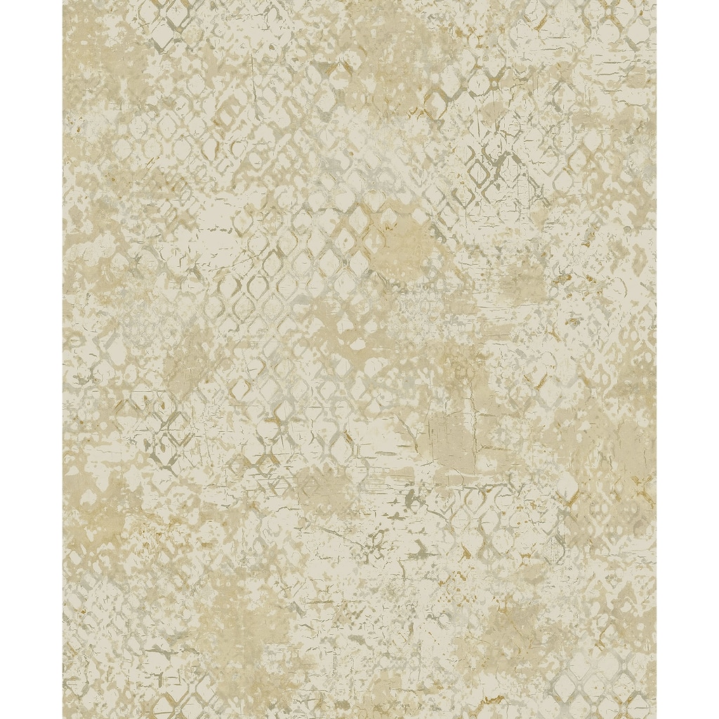 A-Street Prints Zilarra Taupe Abstract Snakeskin Wallpaper