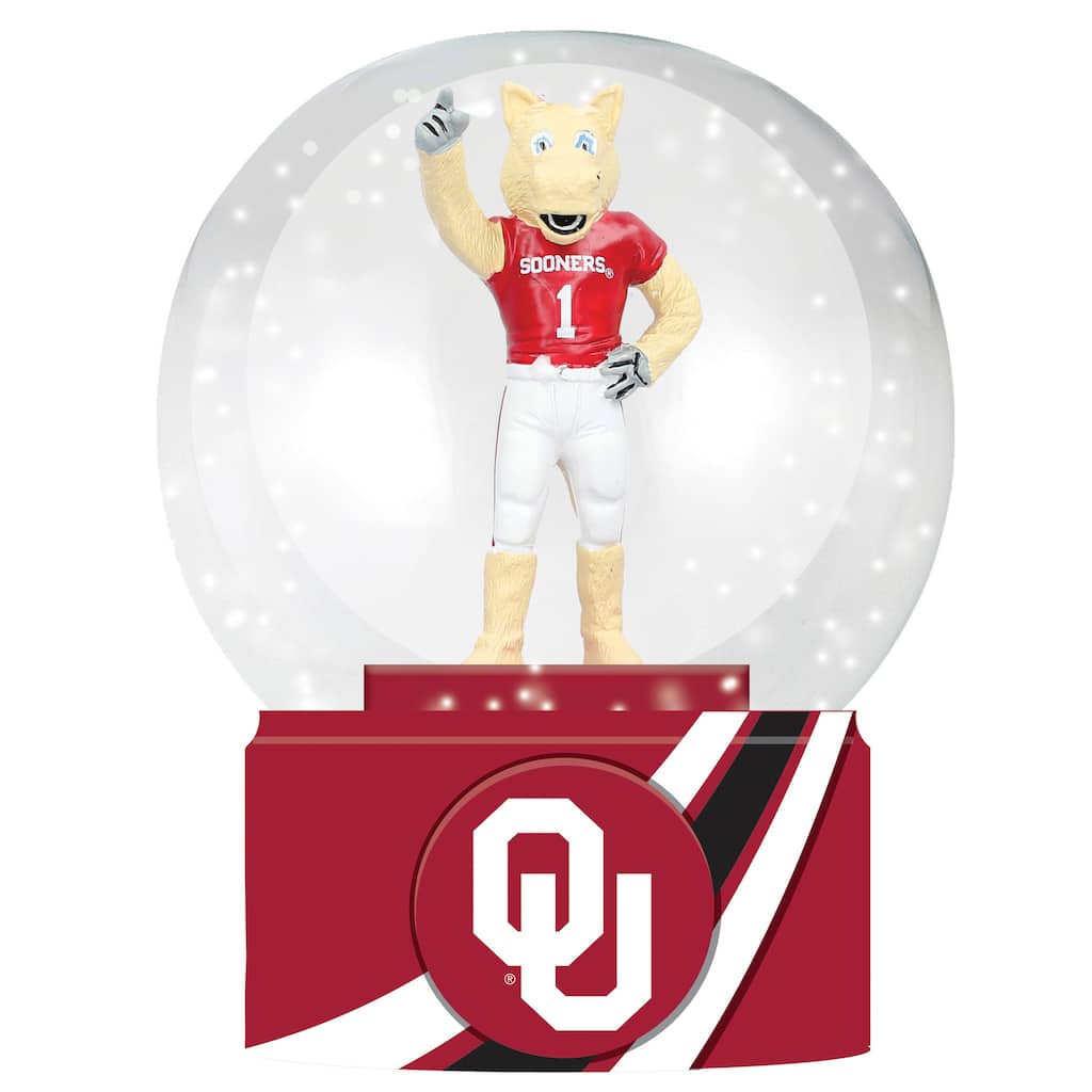 University of Oklahoma 5 in. Glass Tabletop Snow Globe