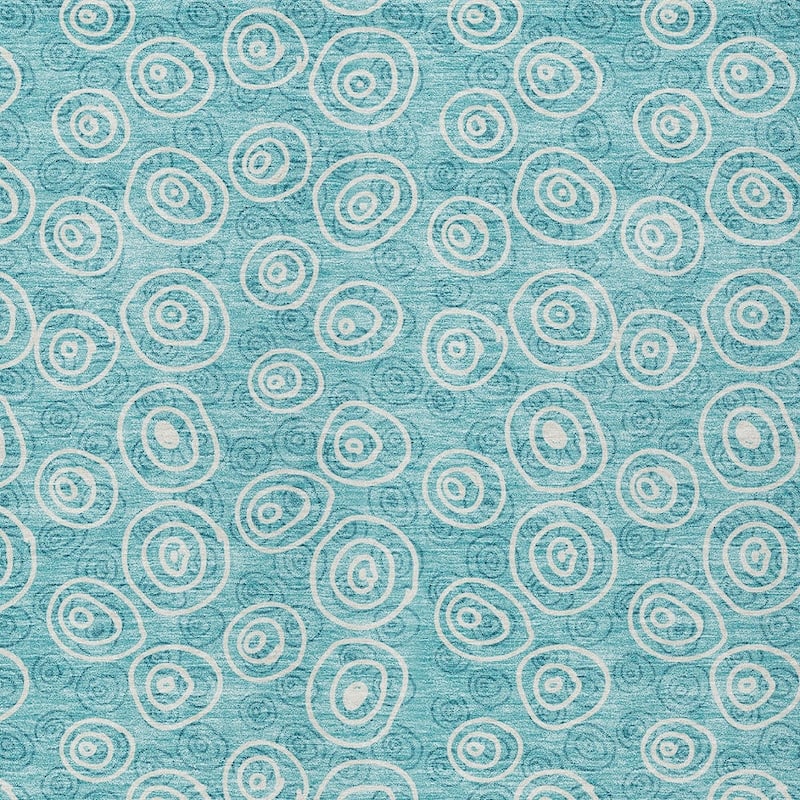 HomeRoots Geometric Transitional Rectangle Outdoor Rug