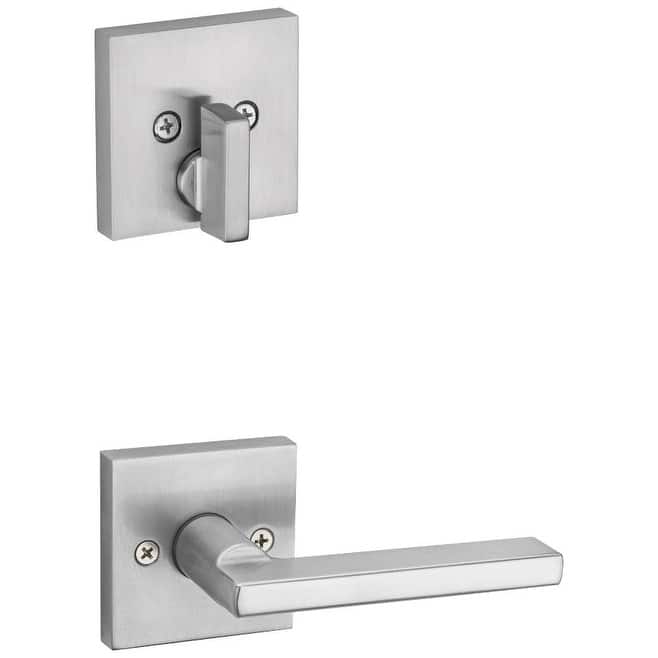 Kwikset 971HFLSQT Halifax Lever Keyed Entry Handleset Interior Pack