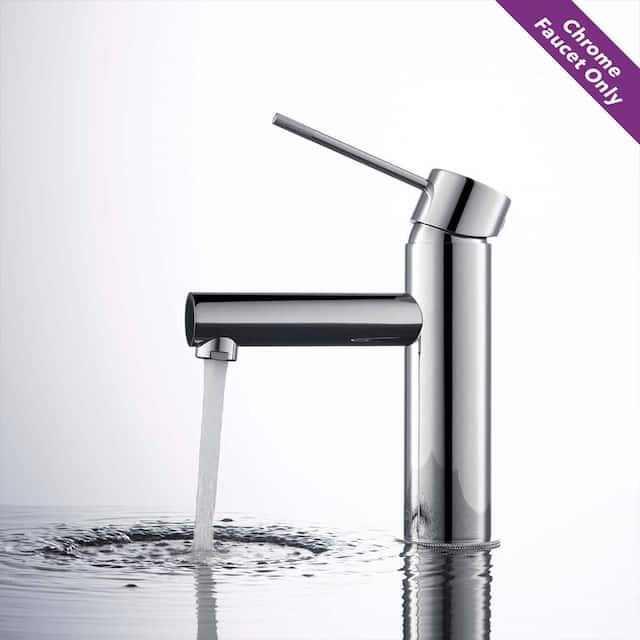 Luxury Solid Brass Single Hole Bathroom Faucet