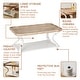 preview thumbnail 11 of 10, COZAYH Rustic Farmhouse Cottagecore Coffee Table
