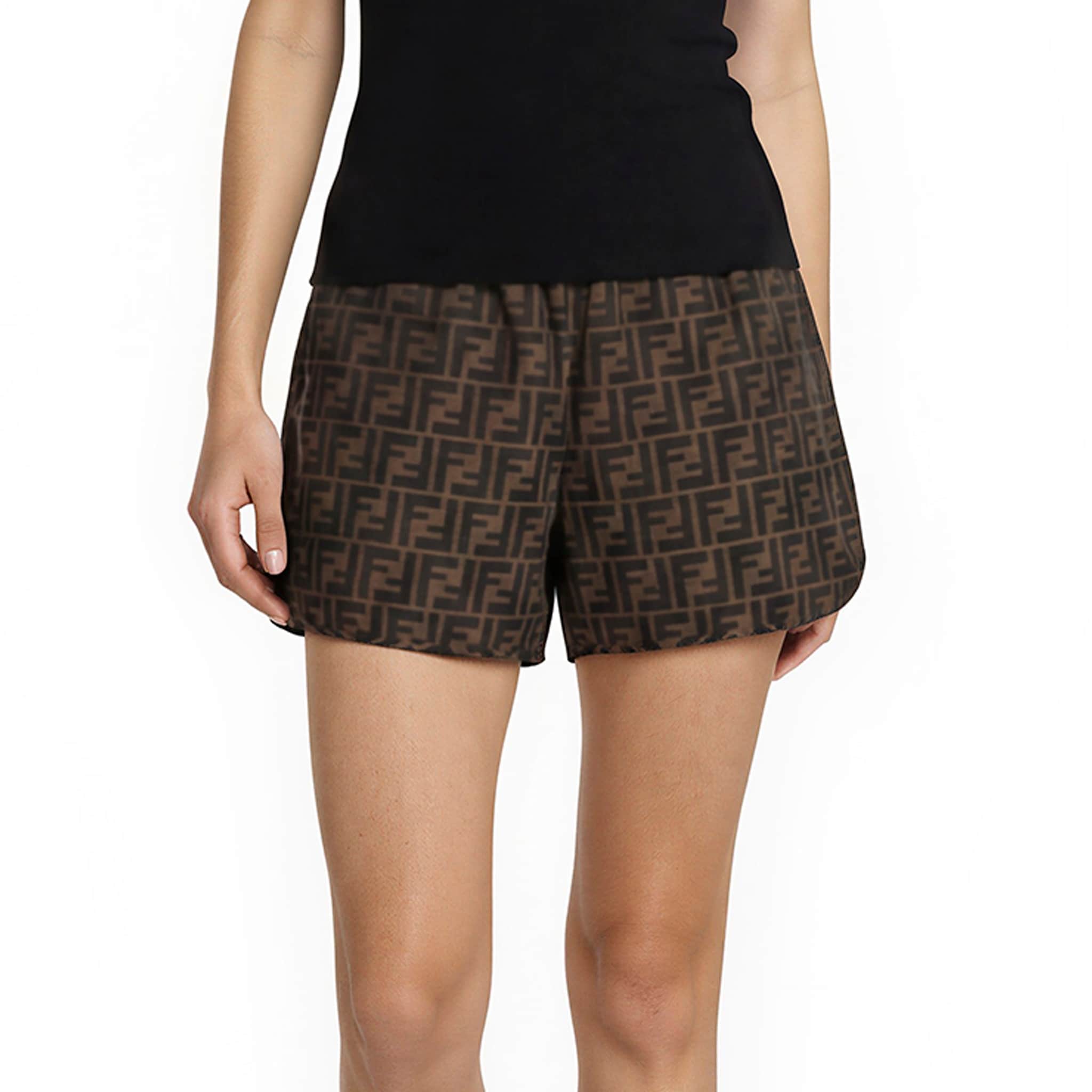 FENDI FFロゴショートパンツ Fendi-FF-Canvas-Shorts.jpg