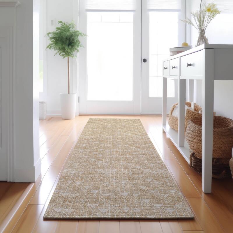 Premium Washable Super Soft Boho Moroccan Modern Mayfield Rug - Beige - 2' 3" x 7' 6" - Runner