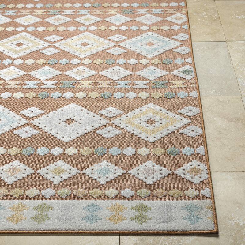 Livabliss Lakeside Tropical Nature Outdoor Area Rug