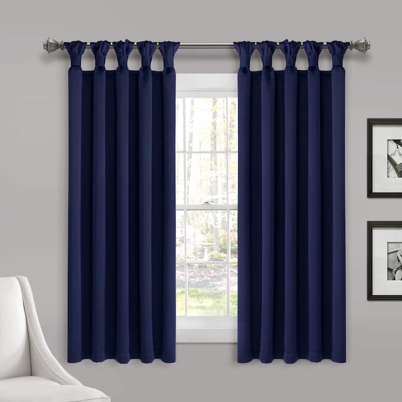 The Gray Barn Blazing Pitchforks Blackout Window Curtain Panel Pair