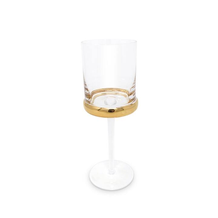 Glasses with Gold Ring, Set of 6