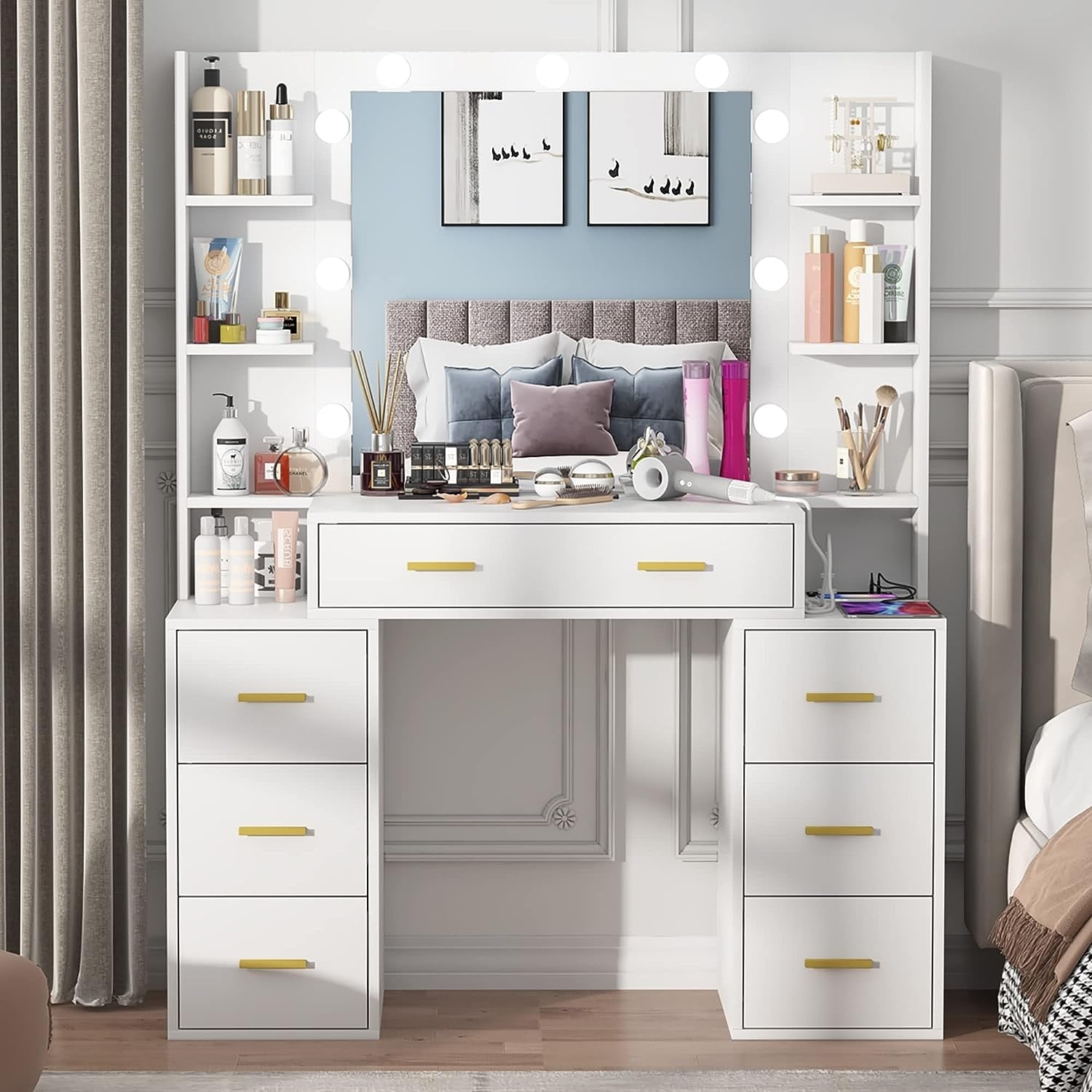 Bed bath and clearance beyond makeup vanity